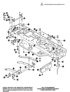 Part Location Diagram of 325130 Murray LIFT ASSEMBLY,RH